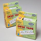 Self-adhesive Desk Tape Numbers and Letters
