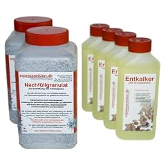 4 x 250ml Entkalker und 2 Liter Nachf�llgranulat (2x700g = 1.400g netto Gewicht) - f�r Wasserfilter / Luftbefeuchter / Ultraschallvernebler - im Set