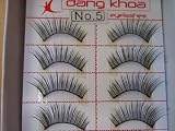 Model 21 Lashes High End No 5, 5A, 5B, 5+glitter, 5purple or 5blue False Fake Eyelashes 10 Pairs