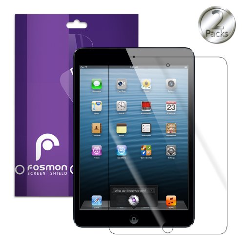Fosmon Crystal Clear Screen Protector Shield for Apple iPad 2 / iPad 3 / iPad 4 (with Retina Display) - 2 Pack