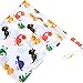 Damero Cute Travel Baby Wet and Dry Cloth Diaper Organizer Bag (Medium, Cute Dinosaurs)