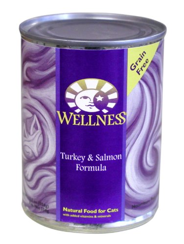 Wellness Complete Health Canned Cat Food, Turkey and Salmon Recipe