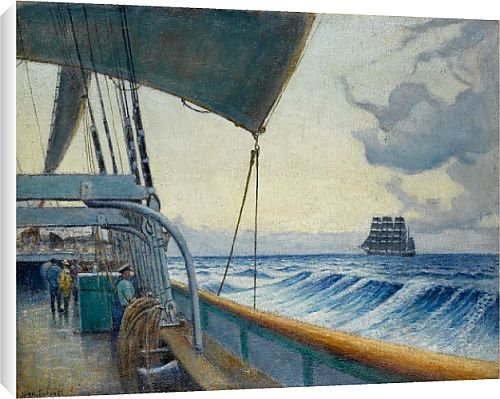 Canvas Prints of The Cutty Sark from the deck of the Birkdale from National Maritime Museum