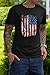 Big American Flag Vintage USA Distressed Flag 4th of July - Men's T-shirt