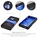 Coolpad ROGUE / 3320A Case, INNOVAA Turbulent Heavy Duty Shockproof Kickstand Dual-Layer Rugged Armor Case W/ Free Screen Protector & Touch Screen Stylus Pen - Light Blue/Purple