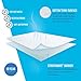 LUCID Premium Hypoallergenic 100% Waterproof Pillow Protector - 2-Pack - Universal Fit, Cotton Terry Top