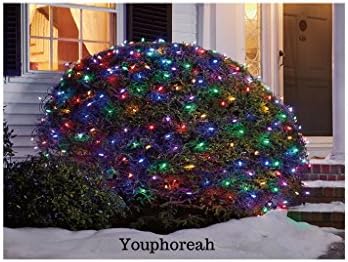 Youphoreah 150 LED Solar Multi Color Net Lighting