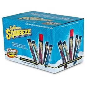 Sqwincher Sqweeze Electrolyte Freeze Pop - Box of 50 Pops