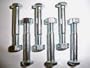 6 Pack, Shear Pins and Nuts, Replaces Ariens 532005, 510016, 53200500, 51001600.