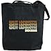 Canvas Tote Bag Black  West Lafayette Retro Color  Indiana Usa City