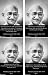 Clear Acrylic Coasters Set of 4-Quotations Mahatma Gandhi-Philosophy