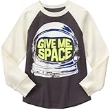 GYMBOREE(ジンボリー) ギブ ミー スペースティ アスタロイド グレー トップス長袖Tシャツ 12歳【並行輸入】