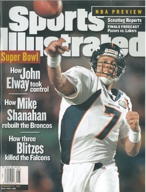 John Elway unsigned Denver Broncos Sports Illustrated Magazine Super Bowl XXIII Champs Feb 8, 1999