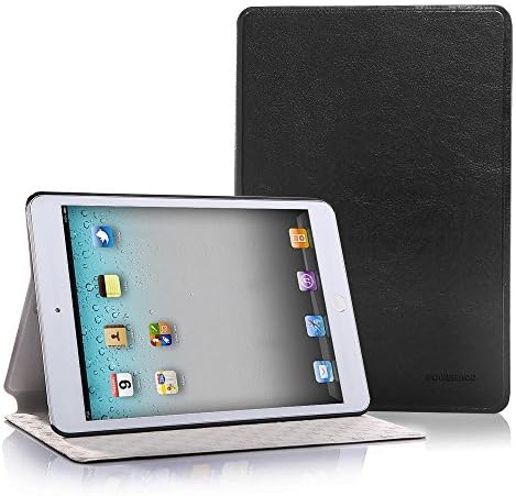 Poweradd™ iPad Mini / iPad Mini Retina/iPad Mini 2/iPad Mini 3 Case with 360 Degree Rotating Multi-Angle Stand and Magnetically Pu Leather - Black