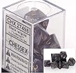 Chessex Lustrous Black 7 piece dice set