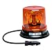 ECCO Amber Rotating Halogen Light Beacon Vacuum Magnet Mount Image