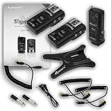 Aputure Trigmaster Kit (One Transmitter + 2 Receivers) Radio Remote Flash Trigger and Shutter Cable Release for Canon EOS Digital Rebel t1i, t2i, xt, xti, xs, xsi 300d, 350d, 400d, 450d, 500d, 550d, 1000d, 60D, and Canon Powershot G10, G11, G12 and 380EX,