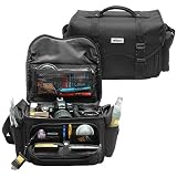 Nikon 5874 Deluxe Digital SLR Camera Case - Gadget Bag for DSLR D40, D60, D3000, D3100, D5000, D5100, D7000, D300s, D3, D3s & D3x ~ Nikon