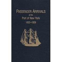 Passenger Arrivals at the Port of New York, 1820-1829