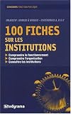 Revue Studyrama  / 100 fiches sur les institutions