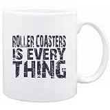 Mug White  Roller Coasters is everything  Hobbies