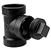 1-1/2 inch Hub Cleanout with Plug ABS DWV Test Tee (5814)