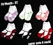 Ema Jane - 6 Set of 18 Month to 3T Girl Socks, Similar to Mary Jane Trumpette Socks Ema Jane - 6 Set of 18 Month to 3T Girl Socks, Similar to Mary Jane Trumpette Socks