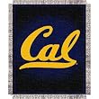 College Triple Woven Jacquard Throw - UC Berkley