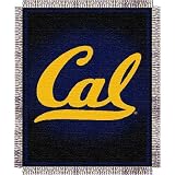 College Triple Woven Jacquard Throw - UC Berkley