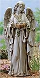 24 Joseph's Studio Angel Holding Bird's Nest Outdoor Garden Statue