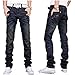 Newfacelook Men's Designer jeans Casual Denim Mens Pant Trousers F09