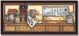 Country Kitchen Shelf Star Heart Decor Art Print Framed