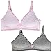 Trimfit Girls' Lightly Lined Wirefree Cotton Bra (Pack of 2)