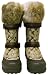 COACH MARIETTE SIGNATURE KHAKI FUR SNOW BOOTS NEW