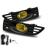 03-05 Honda Accord 2Dr OEM Style Yellow Fog Lights Kit by Luminx Lighting