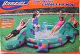 Banzai drinking water Slide:BANZAI children SWIMMING swimming pool LARGE DINO go swimming POOL