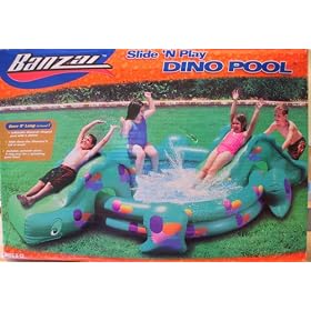 Banzai Slide 'N Play Dino Pool