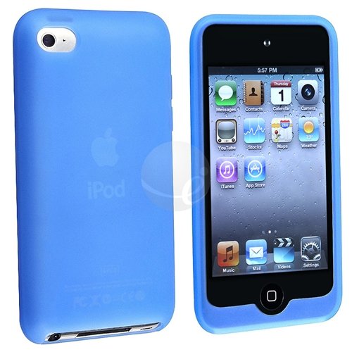 Blue Silicone Gel Case 4th Generation