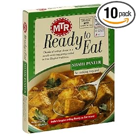 MTR Shahi Paneer, 10.5-Ounce Boxes (Pack of 10)