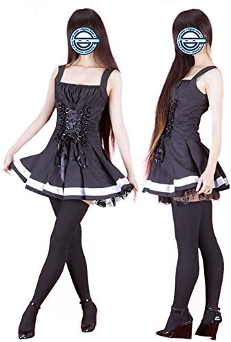 Redfly1 Death Note Cosplay Costume Misa Amane Suspender Black Tight Dress