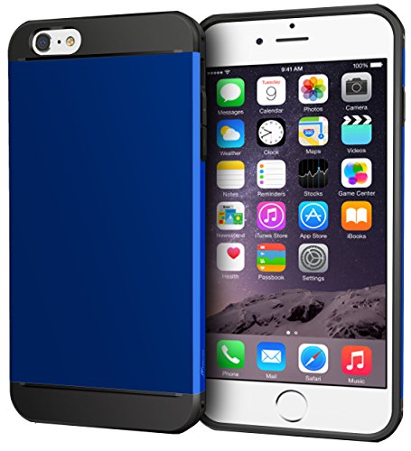 iPhone 6s Case, rooCASE Slim Fit [EXEC TOUGH] Hybrid PC / TPU Armor Case for Apple iPhone 6 / 6s (2015), Palatinate Blue