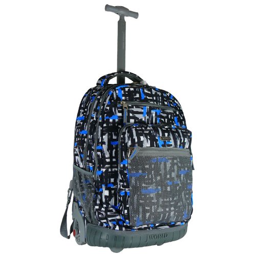 J World Laptop Rolling Touches Backpack - Blue