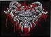 Slayer Demonic Horn Beast Patch Thrash Metal Music Band Woven Sew On Applique