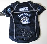Vancouver Canucks dog pet SM jersey NHL mesh 8-15lbs