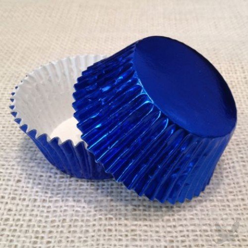 Dress My Cupcake Blue Mini Foil Cupcake Liners BULK - 500 Liners - Birthday Cupcakes,Â Blue Cupcake Liners, Cupcakes, Cupcake 