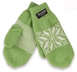 K-MO-4 - Kinderhandschuhe gestrickte Thinsulate Handschuhe Fäustlinge Strickhandschuhe Fleecefutter Winterhandschuhe Wollhandschuhe Fausthandschuhe gruen grün royal blau violett pink