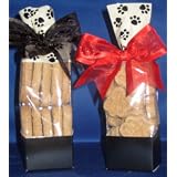 2-Pack All-Natural Peanut Butter Dog Treats and Biscuits