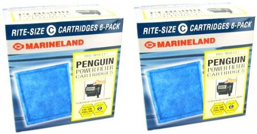 Marineland 12 pk Penguin Rite-Size C Filter Cartridge