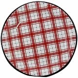 NCAA Georgia Bulldogs 8-Pack Plaid Dinner Paper Plates
