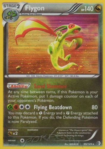 Pokemon - Flygon (99/149) - BW - Boundaries Crossed - Holo